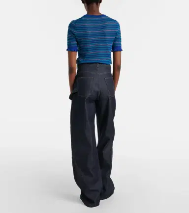 JW Anderson Embroidered high-rise straight jeans | Thumbnail 2 JW Anderson Embroidered high-rise straight jeans | Thumbnail 2