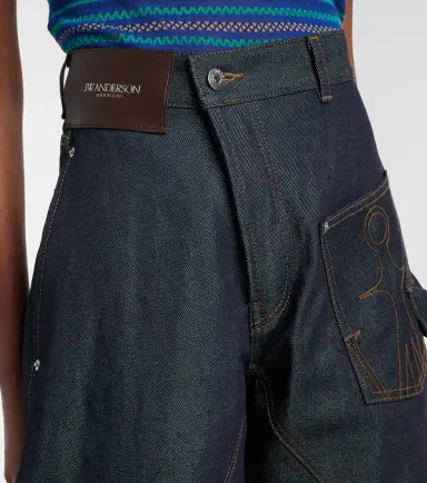 JW Anderson Embroidered high-rise straight jeans | Thumbnail 4 JW Anderson Embroidered high-rise straight jeans | Thumbnail 4