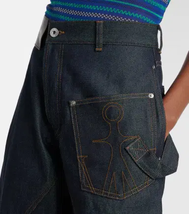 JW Anderson Embroidered high-rise straight jeans | Thumbnail 5 JW Anderson Embroidered high-rise straight jeans | Thumbnail 5