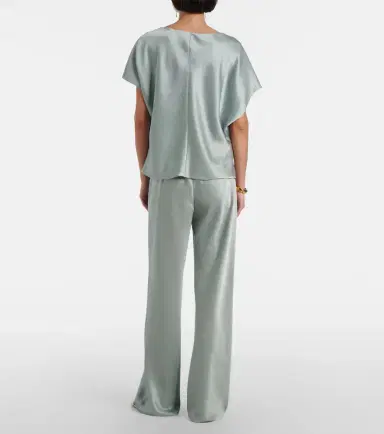 Vince Satin wide-leg pants | Thumbnail 4 Vince Satin wide-leg pants | Thumbnail 4