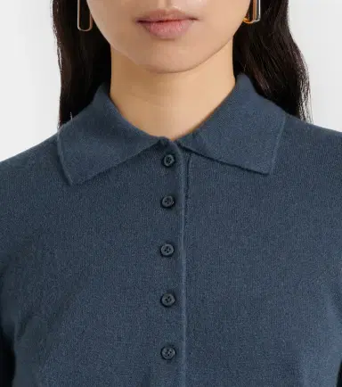 Vince Cashmere and silk polo sweater | Thumbnail 3 Vince Cashmere and silk polo sweater | Thumbnail 3