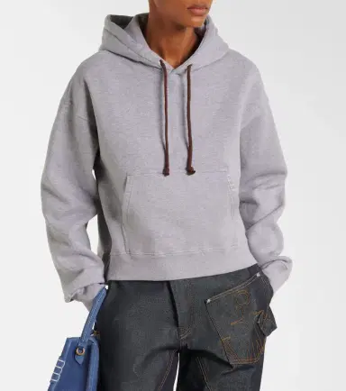 JW Anderson Cropped cotton hoodie | Thumbnail 5 JW Anderson Cropped cotton hoodie | Thumbnail 5
