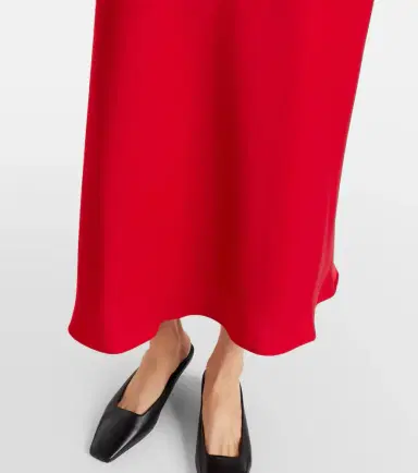 Max Mara Entrata satin midi dress | Thumbnail 2 Max Mara Entrata satin midi dress | Thumbnail 2