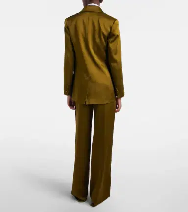 Max Mara Cono satin wide-leg pants | Thumbnail 3 Max Mara Cono satin wide-leg pants | Thumbnail 3