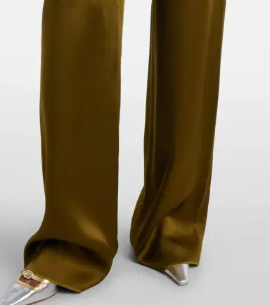 Max Mara Cono satin wide-leg pants | Thumbnail 4 Max Mara Cono satin wide-leg pants | Thumbnail 4