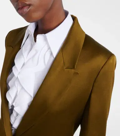Max Mara Crêpe satin blazer | Thumbnail 2 Max Mara Crêpe satin blazer | Thumbnail 2