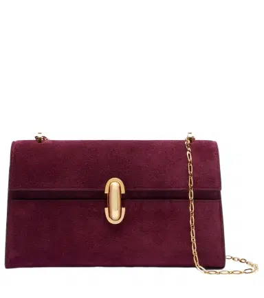 Savette Symmetry suede crossbody bag | Thumbnail 1 Savette Symmetry suede crossbody bag | Thumbnail 1