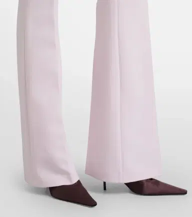 Safiyaa Alexa high-rise crêpe flared pants | Thumbnail 2 Safiyaa Alexa high-rise crêpe flared pants | Thumbnail 2