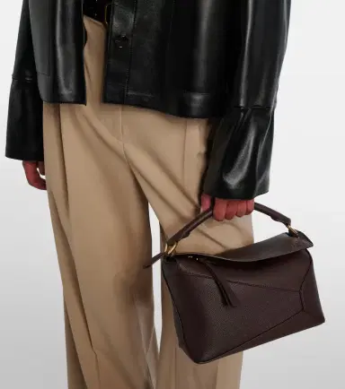 Loewe Puzzle Edge Small leather top-handle bag | Thumbnail 6 Loewe Puzzle Edge Small leather top-handle bag | Thumbnail 6