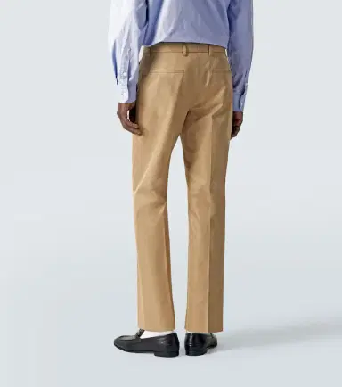 Gucci Mid-rise cotton cropped straight pants | Thumbnail 5 Gucci Mid-rise cotton cropped straight pants | Thumbnail 5