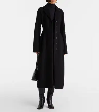 Sportmax Peplum virgin wool coat | Thumbnail 3 Sportmax Peplum virgin wool coat | Thumbnail 3