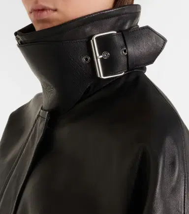 Sportmax Ossido leather blouson jacket | Thumbnail 6 Sportmax Ossido leather blouson jacket | Thumbnail 6