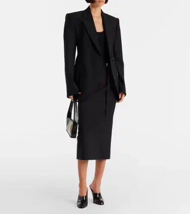 Sportmax Double-breasted peplum blazer | Thumbnail 7 Sportmax Double-breasted peplum blazer | Thumbnail 7