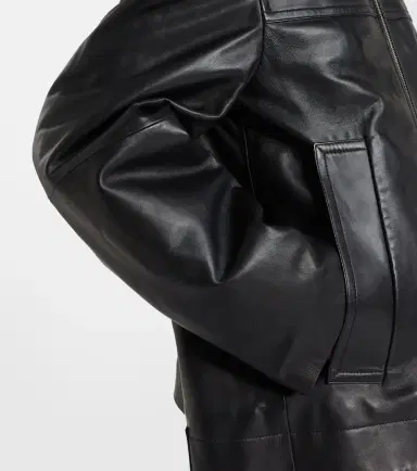 Sportmax Oversized leather jacket | Thumbnail 3 Sportmax Oversized leather jacket | Thumbnail 3