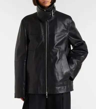 Sportmax Oversized leather jacket | Thumbnail 7 Sportmax Oversized leather jacket | Thumbnail 7