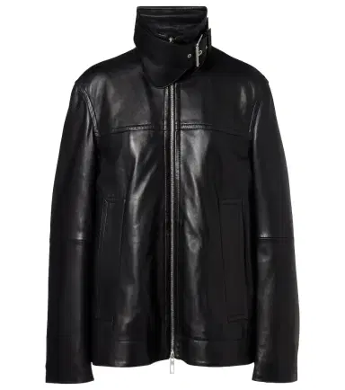 Sportmax Oversized leather jacket | Thumbnail 1 Sportmax Oversized leather jacket | Thumbnail 1
