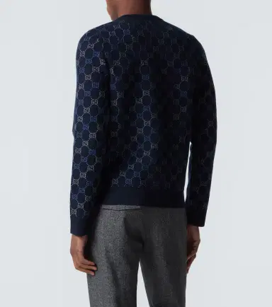 Gucci GG wool and cashmere-blend jacquard sweater | Thumbnail 5 Gucci GG wool and cashmere-blend jacquard sweater | Thumbnail 5