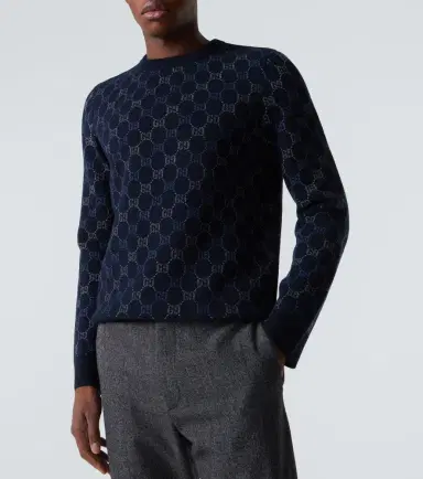 Gucci GG wool and cashmere-blend jacquard sweater | Thumbnail 6 Gucci GG wool and cashmere-blend jacquard sweater | Thumbnail 6