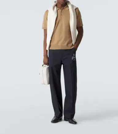 Gucci Interlocking G silk and cotton polo shirt | Thumbnail 5 Gucci Interlocking G silk and cotton polo shirt | Thumbnail 5