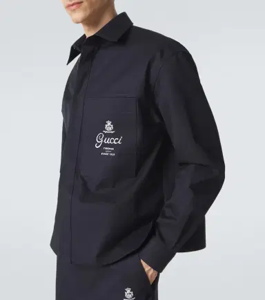 Gucci Logo cotton shirt | Thumbnail 2 Gucci Logo cotton shirt | Thumbnail 2
