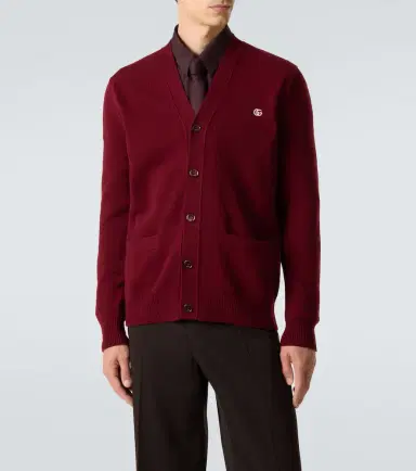 Gucci Double G wool and cashmere cardigan | Thumbnail 4 Gucci Double G wool and cashmere cardigan | Thumbnail 4