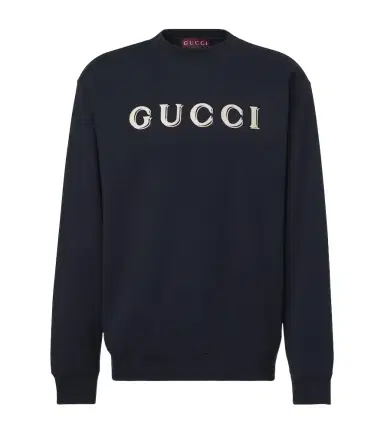 Gucci Logo cotton jersey sweatshirt | Thumbnail 1 Gucci Logo cotton jersey sweatshirt | Thumbnail 1