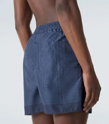 Gucci Interlocking G poplin swim trunks | Thumbnail 5 Gucci Interlocking G poplin swim trunks | Thumbnail 5
