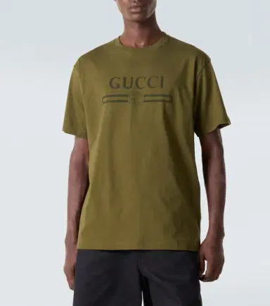 Gucci Logo cotton jersey T-shirt | Thumbnail 2 Gucci Logo cotton jersey T-shirt | Thumbnail 2