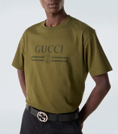 Gucci Logo cotton jersey T-shirt | Thumbnail 5 Gucci Logo cotton jersey T-shirt | Thumbnail 5