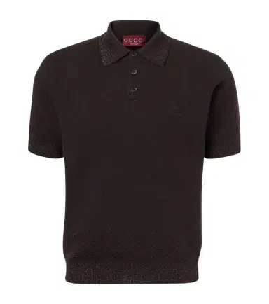 Gucci Interlocking G wool-blend polo shirt | Thumbnail 1 Gucci Interlocking G wool-blend polo shirt | Thumbnail 1