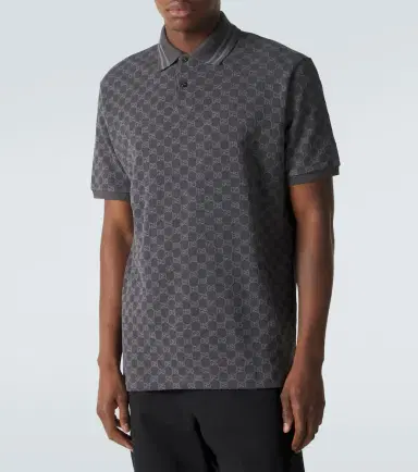 Gucci GG cotton piqué jacquard polo shirt | Thumbnail 2 Gucci GG cotton piqué jacquard polo shirt | Thumbnail 2