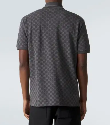 Gucci GG cotton piqué jacquard polo shirt | Thumbnail 5 Gucci GG cotton piqué jacquard polo shirt | Thumbnail 5