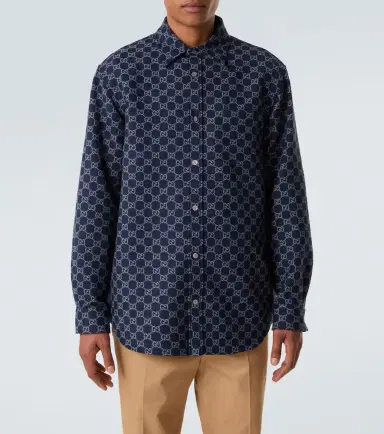 Gucci GG wool jacquard shirt | Thumbnail 5 Gucci GG wool jacquard shirt | Thumbnail 5