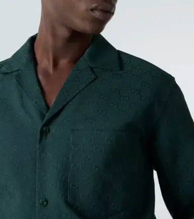 Gucci GG cotton-blend canvas shirt | Thumbnail 3 Gucci GG cotton-blend canvas shirt | Thumbnail 3