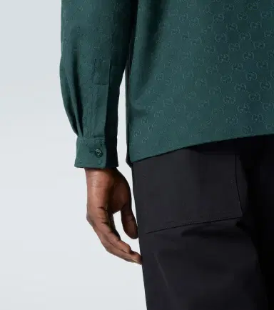 Gucci GG cotton-blend canvas shirt | Thumbnail 5 Gucci GG cotton-blend canvas shirt | Thumbnail 5