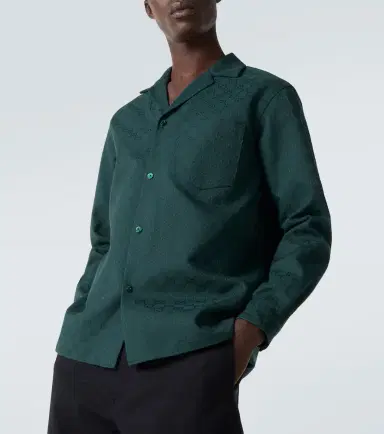 Gucci GG cotton-blend canvas shirt | Thumbnail 6 Gucci GG cotton-blend canvas shirt | Thumbnail 6