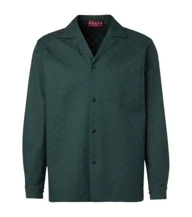 Gucci GG cotton-blend canvas shirt | Thumbnail 1 Gucci GG cotton-blend canvas shirt | Thumbnail 1