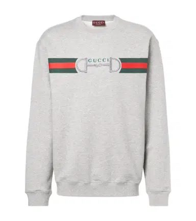 Gucci Web Stripe cotton sweatshirt | Thumbnail 1 Gucci Web Stripe cotton sweatshirt | Thumbnail 1
