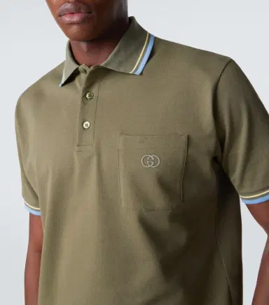 Gucci Cotton-blend piqué polo shirt | Thumbnail 4 Gucci Cotton-blend piqué polo shirt | Thumbnail 4