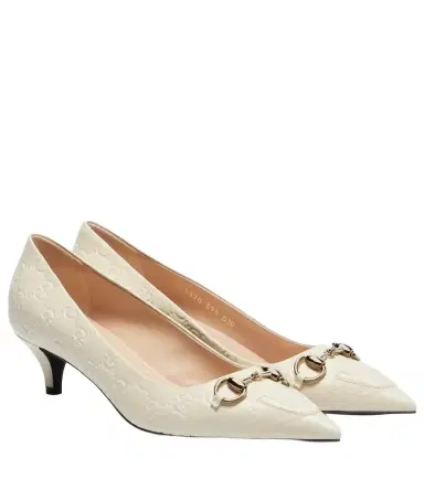 Gucci Erin GG Horsebit leather pumps | Thumbnail 1 Gucci Erin GG Horsebit leather pumps | Thumbnail 1