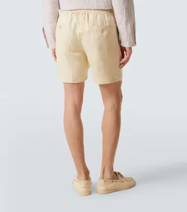 Ralph Lauren Purple Label Silk and linen pleated shorts | Thumbnail 2 Ralph Lauren Purple Label Silk and linen pleated shorts | Thumbnail 2