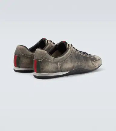 Gucci Shift Web Stripe leather sneakers | Thumbnail 6 Gucci Shift Web Stripe leather sneakers | Thumbnail 6