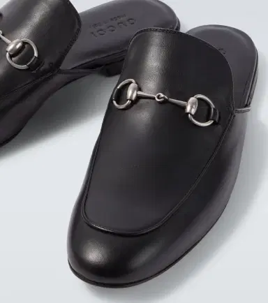 Gucci Jordaan leather mules | Thumbnail 3 Gucci Jordaan leather mules | Thumbnail 3