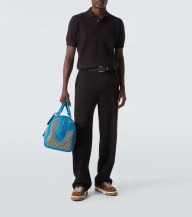 Gucci Ace Web Stripe suede sneakers | Thumbnail 7 Gucci Ace Web Stripe suede sneakers | Thumbnail 7