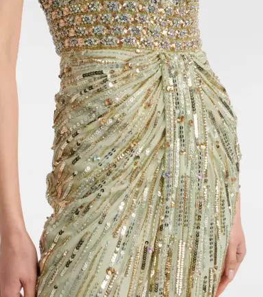 Jenny Packham Elixir embellished bustier gown | Thumbnail 3 Jenny Packham Elixir embellished bustier gown | Thumbnail 3