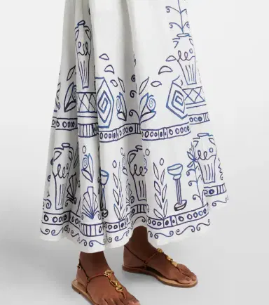 ALÉMAIS Alémais x LRNCE Leela printed linen maxi dress | Thumbnail 3 ALÉMAIS Alémais x LRNCE Leela printed linen maxi dress | Thumbnail 3