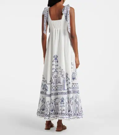ALÉMAIS Alémais x LRNCE Leela printed linen maxi dress | Thumbnail 4 ALÉMAIS Alémais x LRNCE Leela printed linen maxi dress | Thumbnail 4