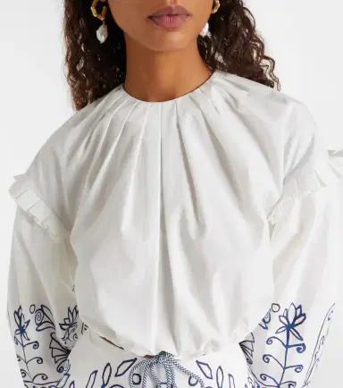 ALÉMAIS Alémais x LRNCE Leela printed cotton crop top | Thumbnail 6 ALÉMAIS Alémais x LRNCE Leela printed cotton crop top | Thumbnail 6