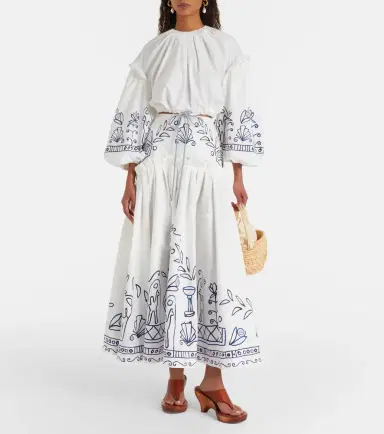 Alemais Alémais x LRNCE Leela printed cotton maxi skirt | Thumbnail 4 Alemais Alémais x LRNCE Leela printed cotton maxi skirt | Thumbnail 4