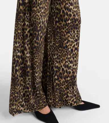 Nili Lotan Adriel leopard-print wide-leg pants | Thumbnail 3 Nili Lotan Adriel leopard-print wide-leg pants | Thumbnail 3